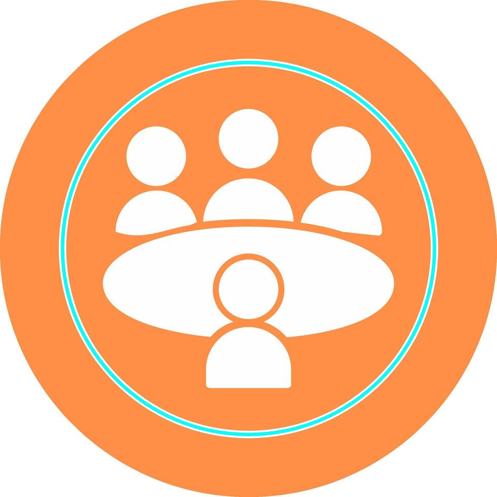 Conference Table Vector Icon
