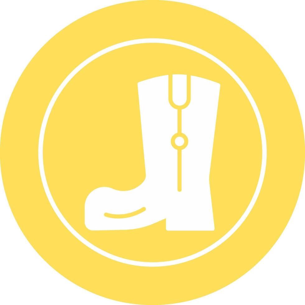 Cowboy Boot Vector Icon