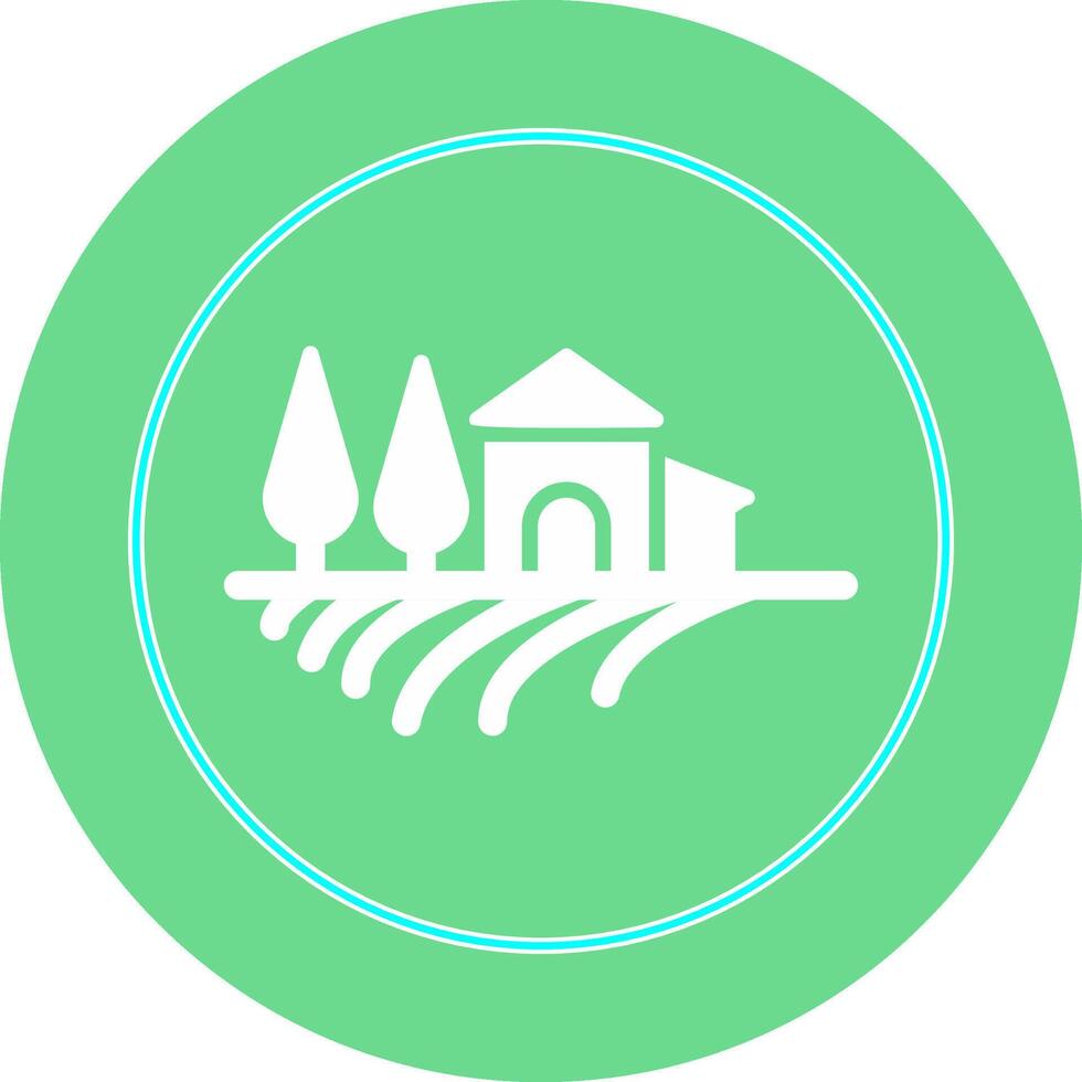 Farm House Vector Icon