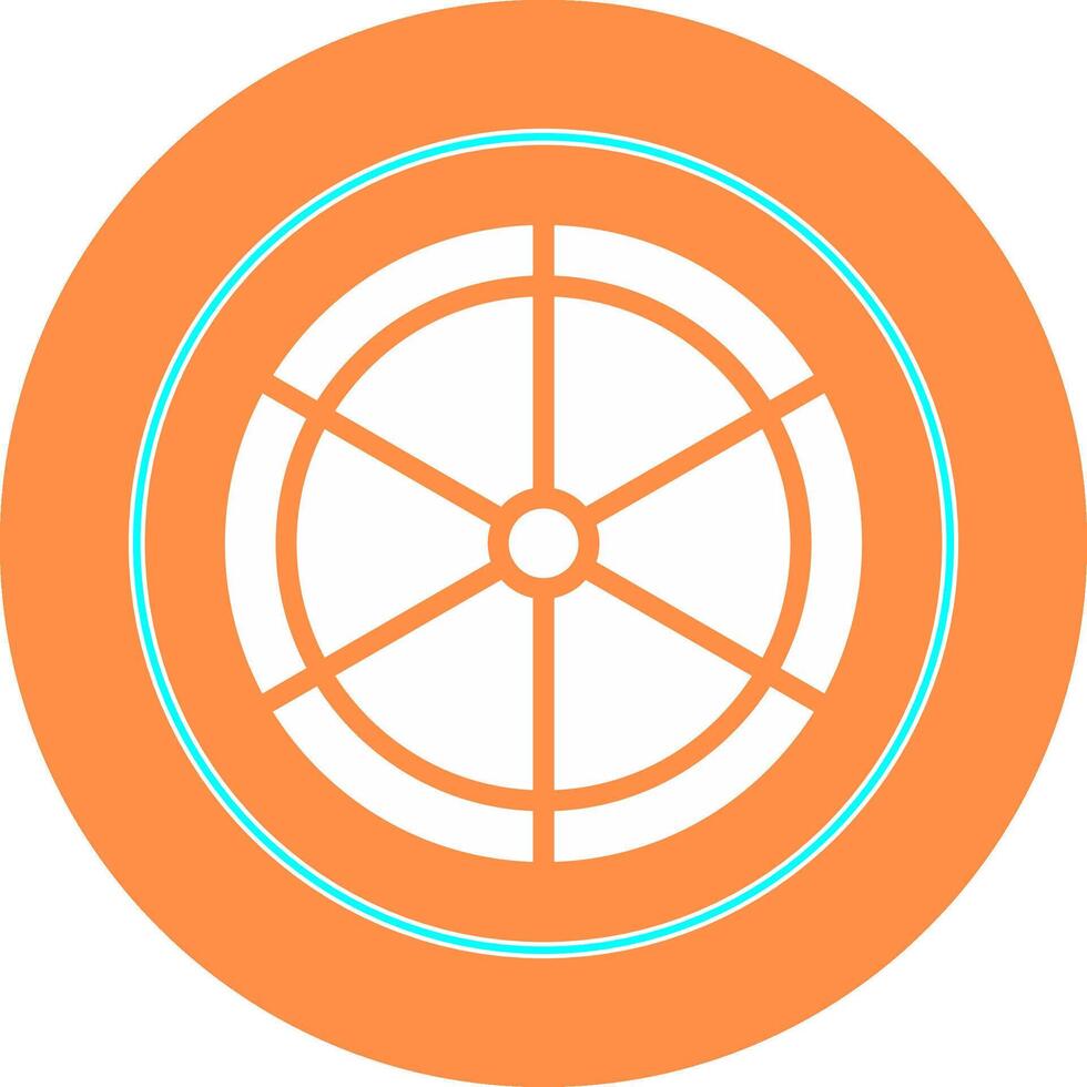 Ship Helm Vector Icon
