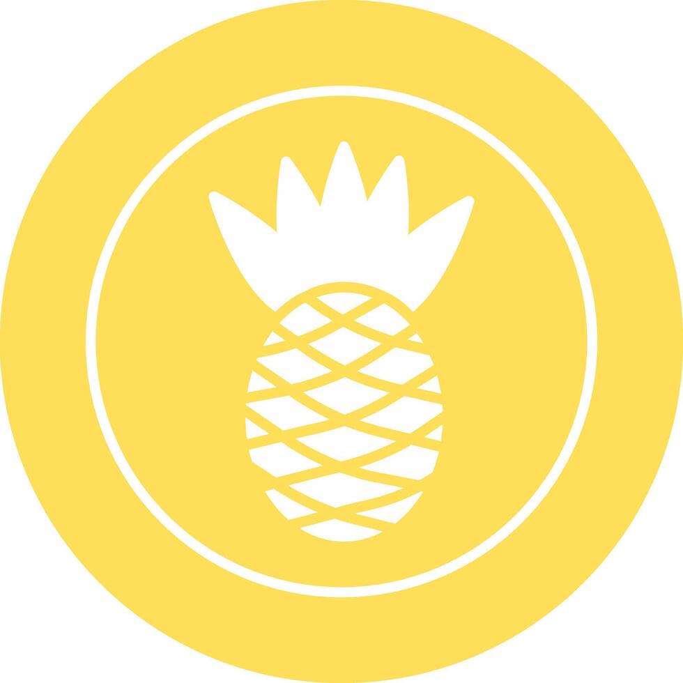 icono de vector de piña