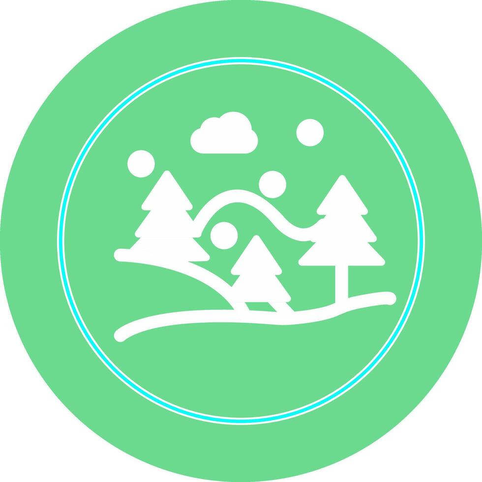 Snow Fall Vector Icon
