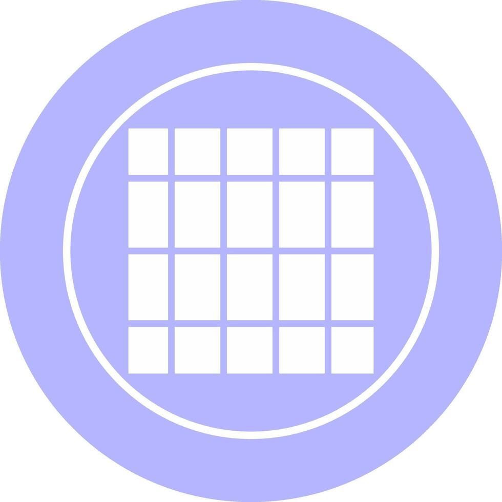 Table of Rates Vector Icon