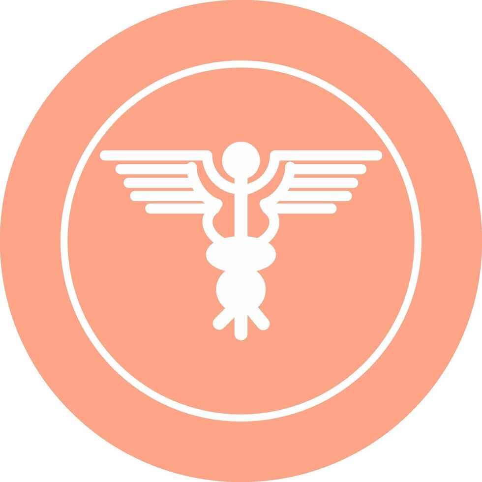 Caduceus Vector Icon