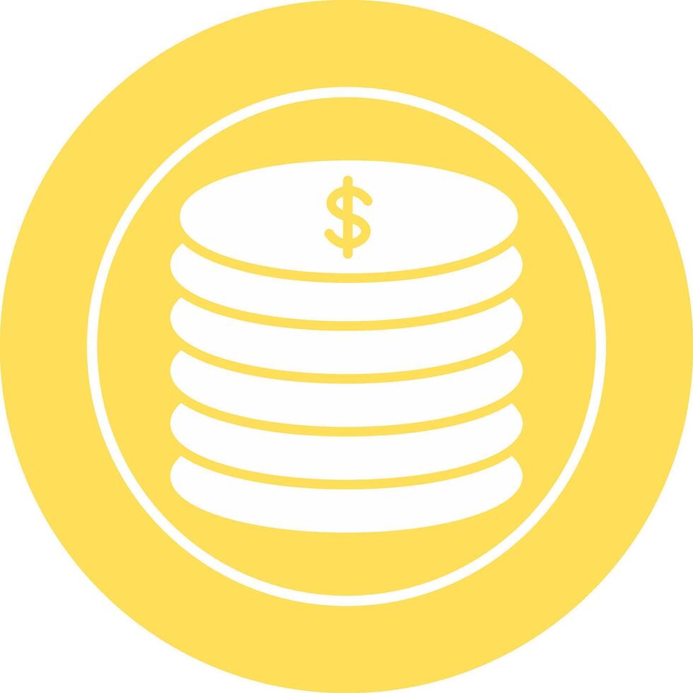 Stack of Coins Vector Icon