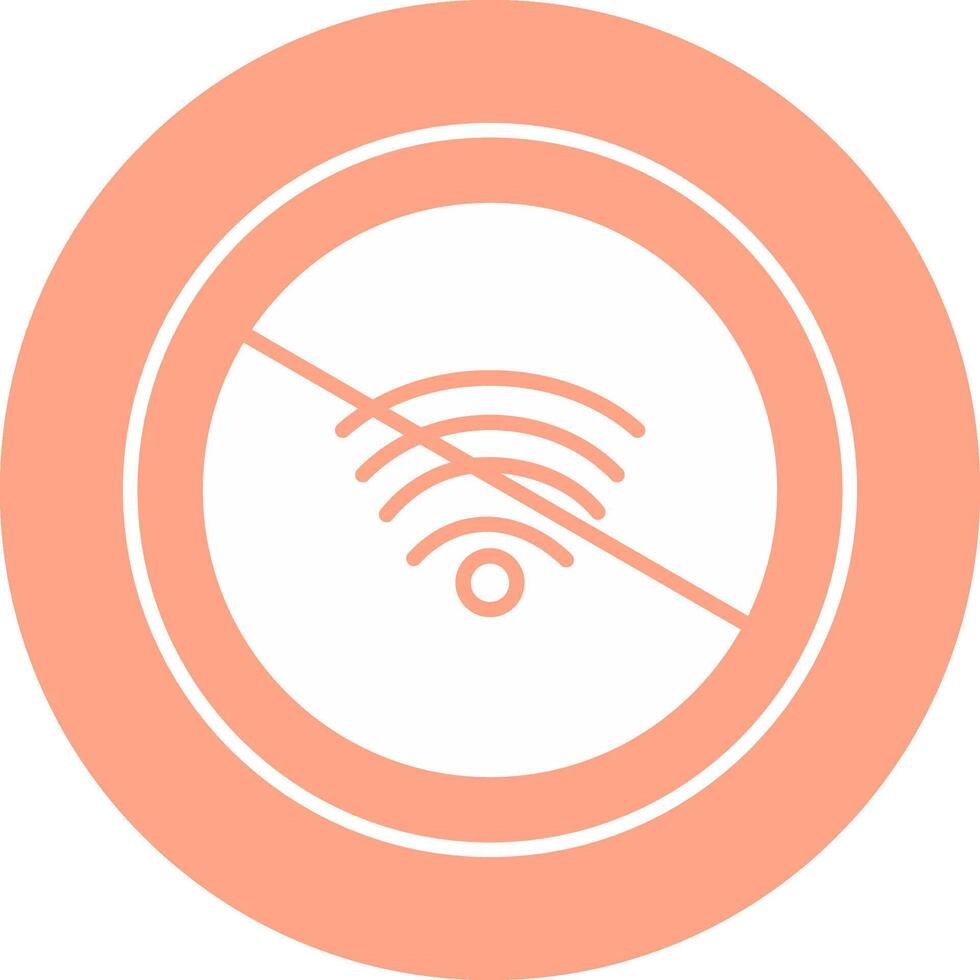 No Wifi Vector Icon