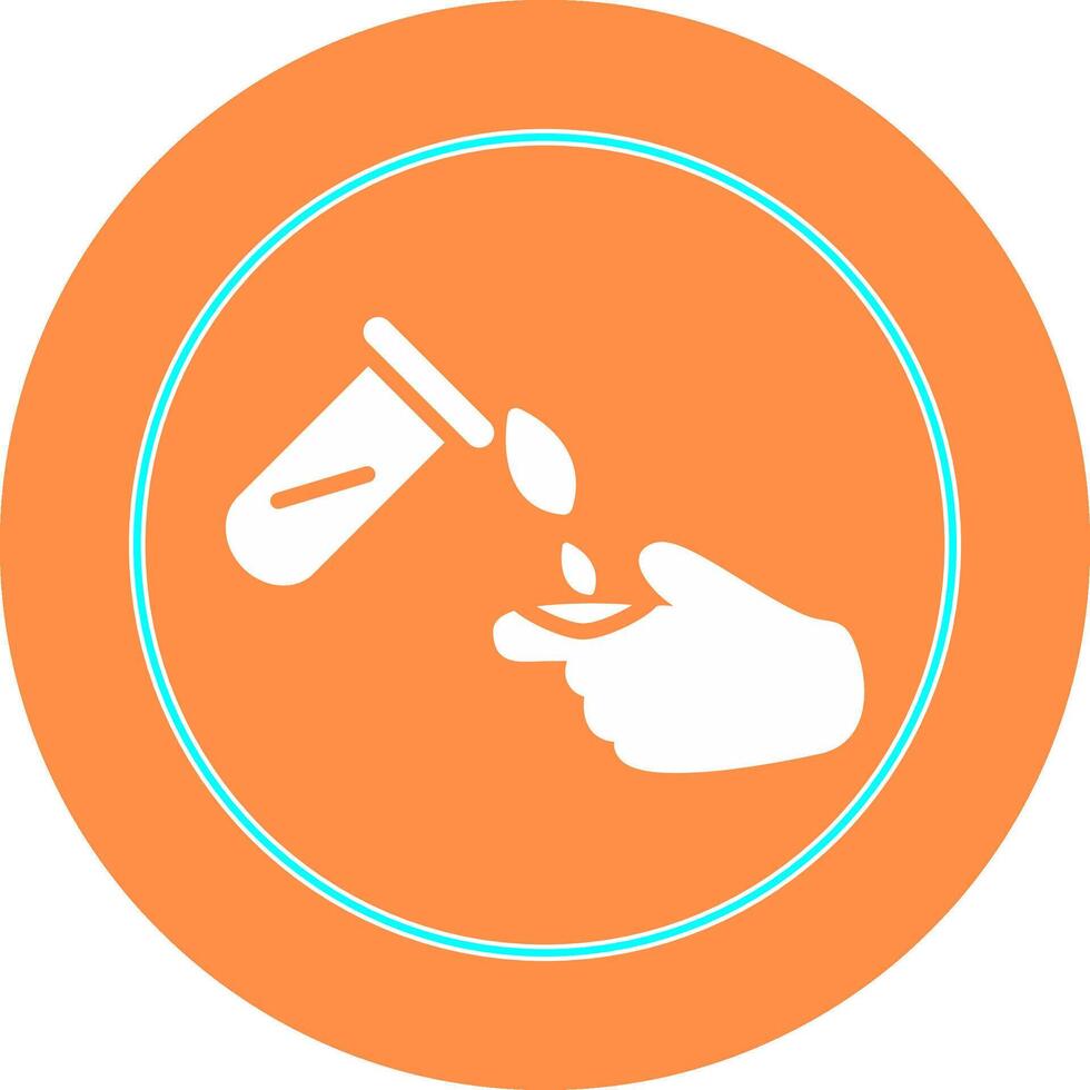 Corrosive Hazard Vector Icon