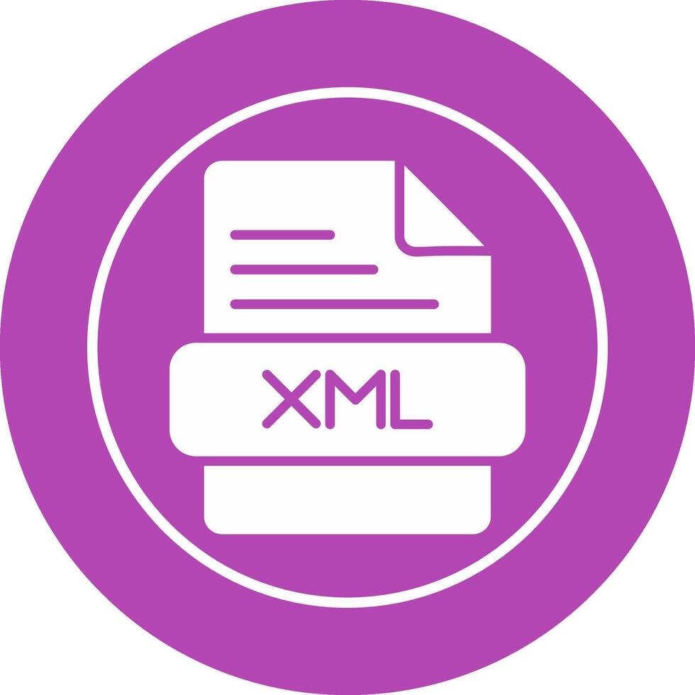 XML Vector Icon
