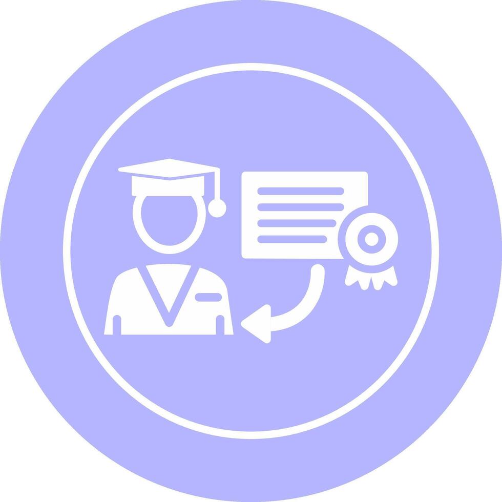 Receiving Degree Vector Icon