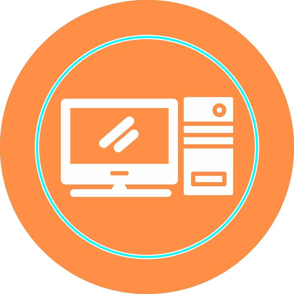 Computer Vector Icon
