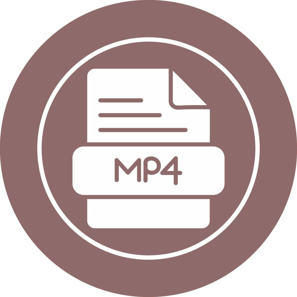MP4 Vector Icon