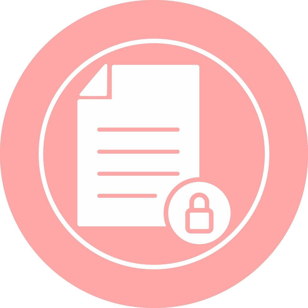 Private Document Vector Icon