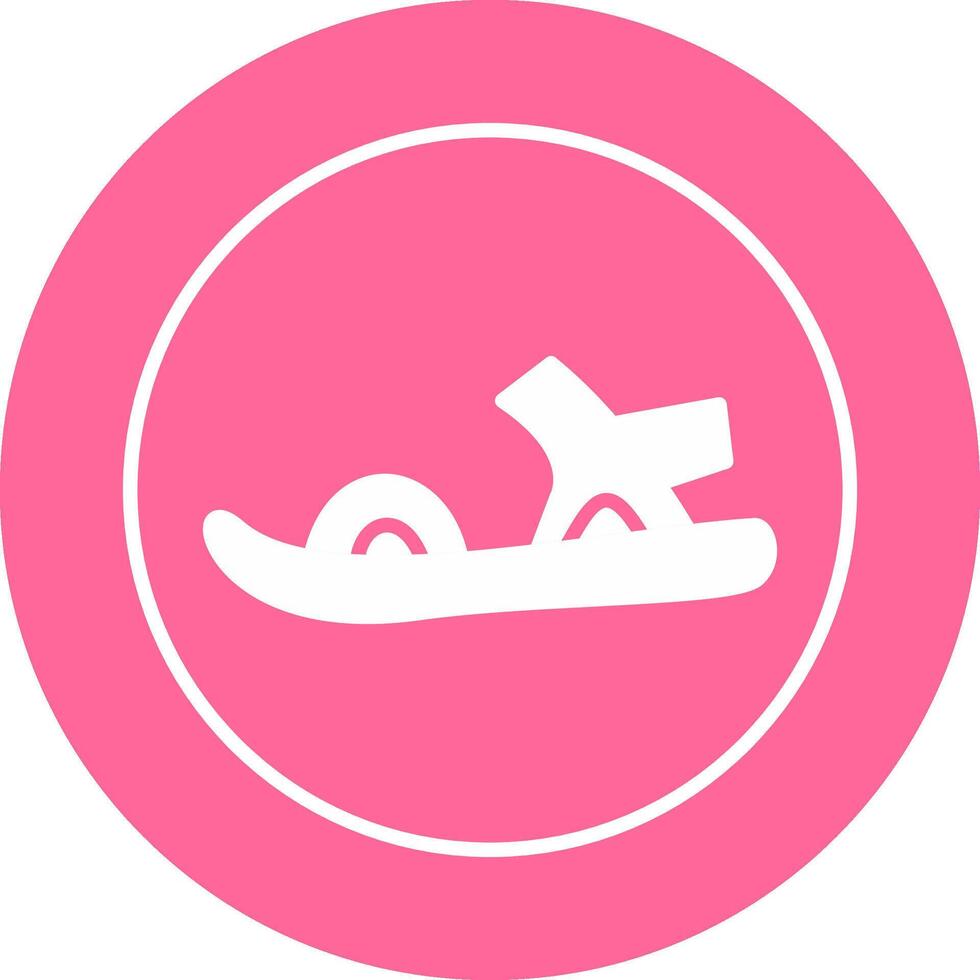 Stylish Sandals Vector Icon