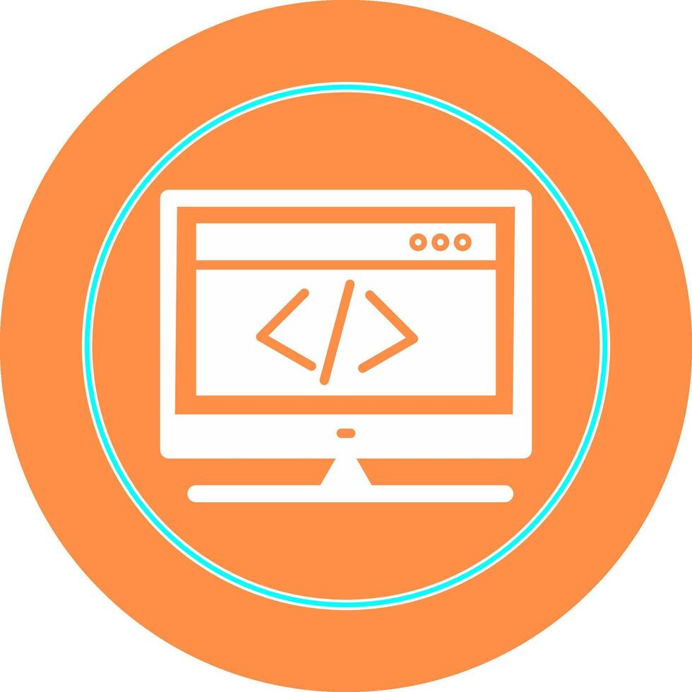 HTML Coding Vector Icon