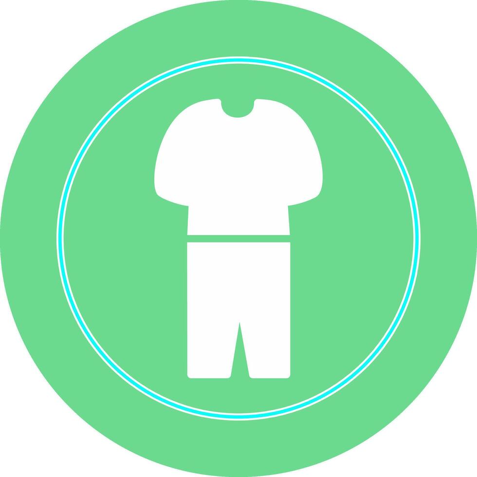 Pyjamas Suit Vector Icon