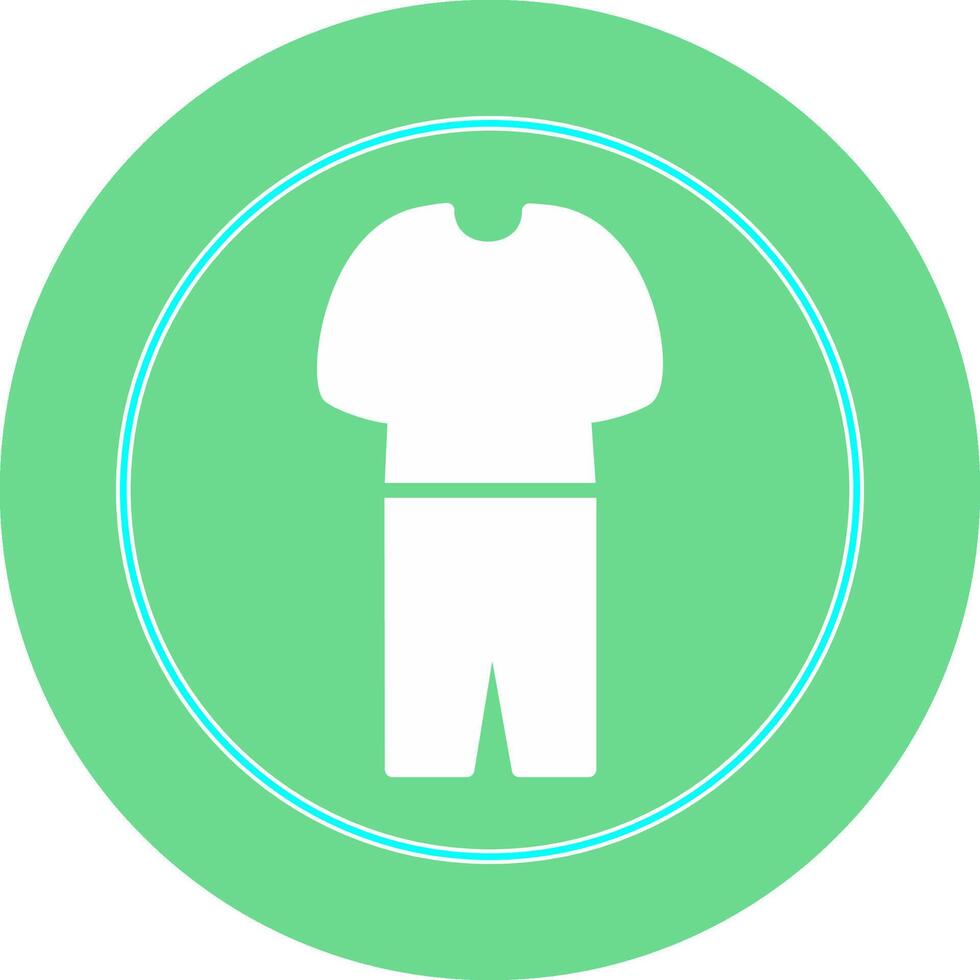 Pyjamas Suit Vector Icon