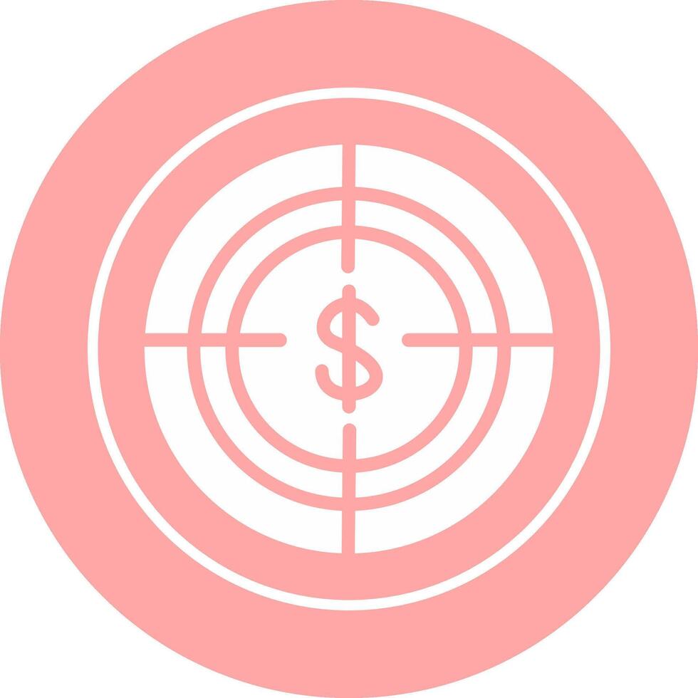 Economic Target Vector Icon