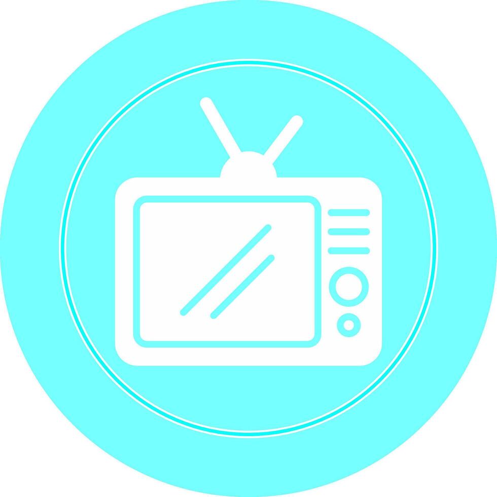 TV Set Vector Icon