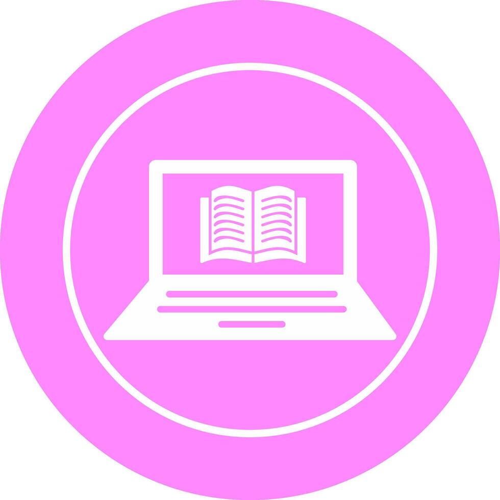 Online Books Vector Icon