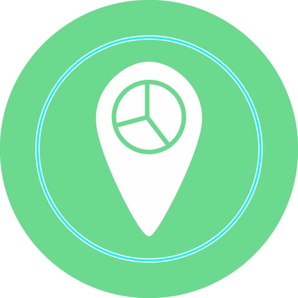 Location Statistics Vector Icon