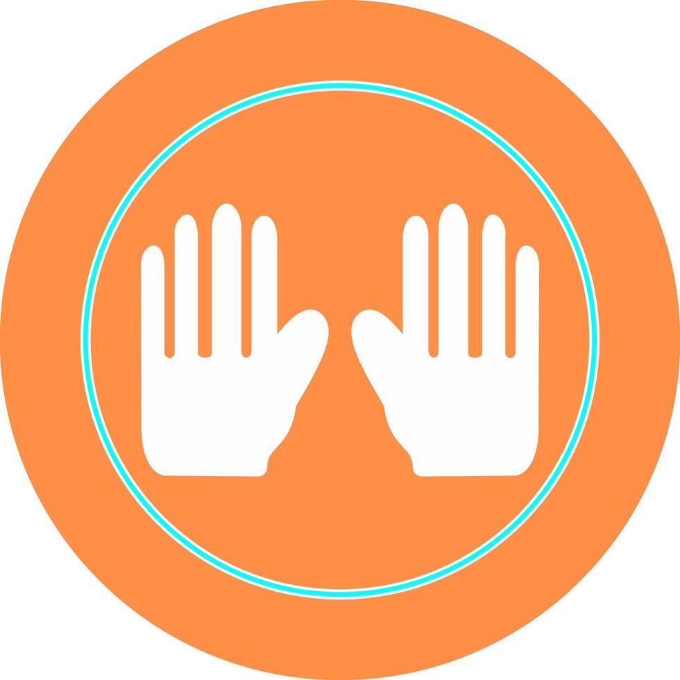Gardening Gloves Vector Icon