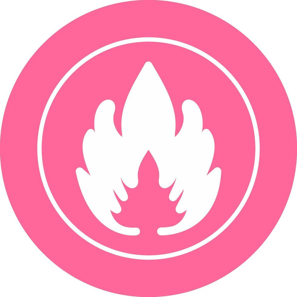 Flammable Material Vector Icon