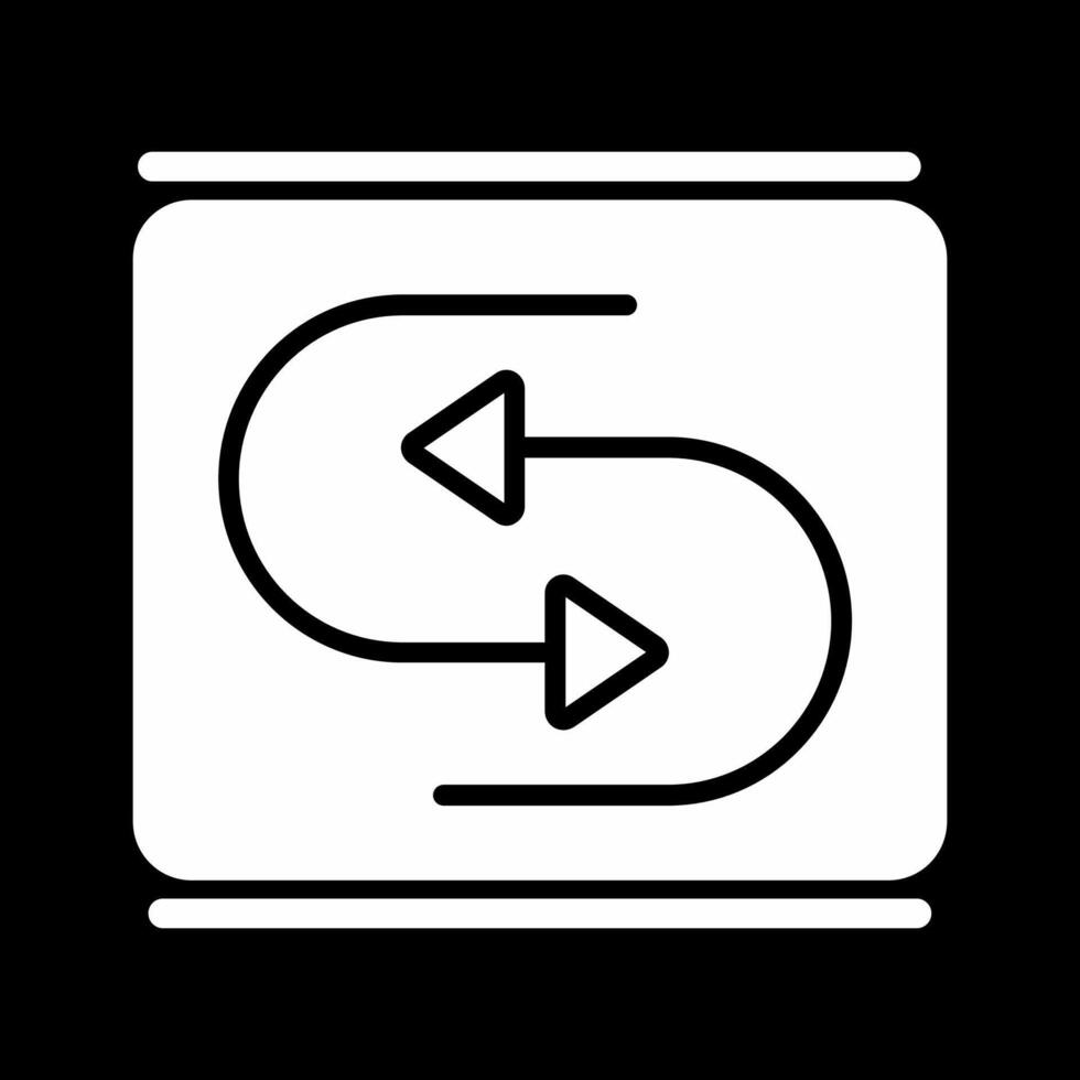 Reverse Arrow Vector Icon