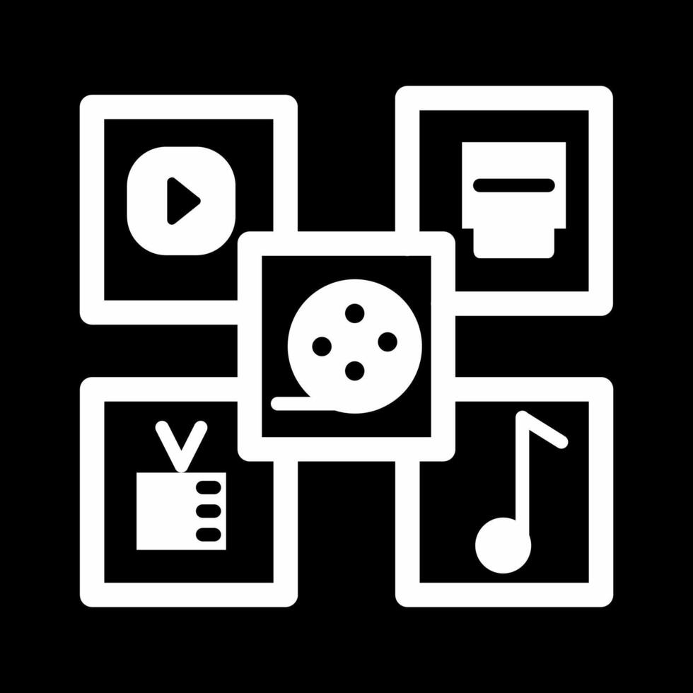 Multimedia Vector Icon