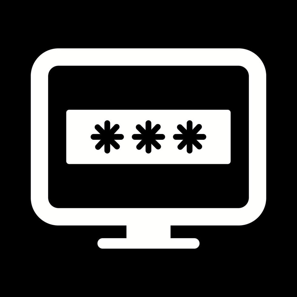 System Password Vector Icon