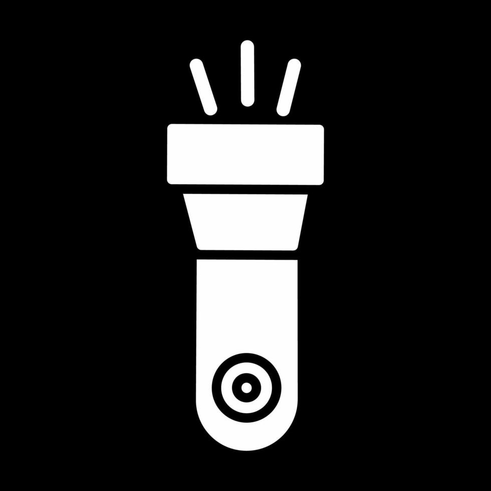 Flashlight Vector Icon