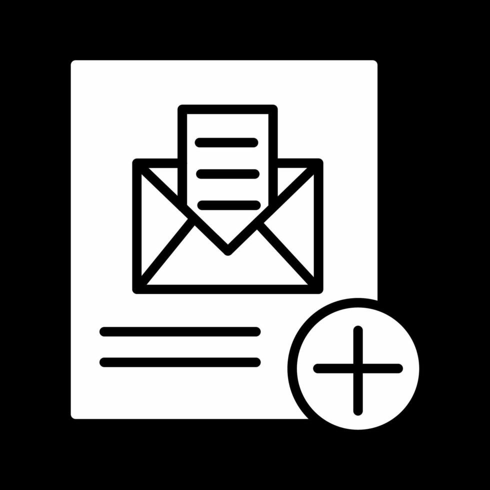 Add Mail Vector Icon