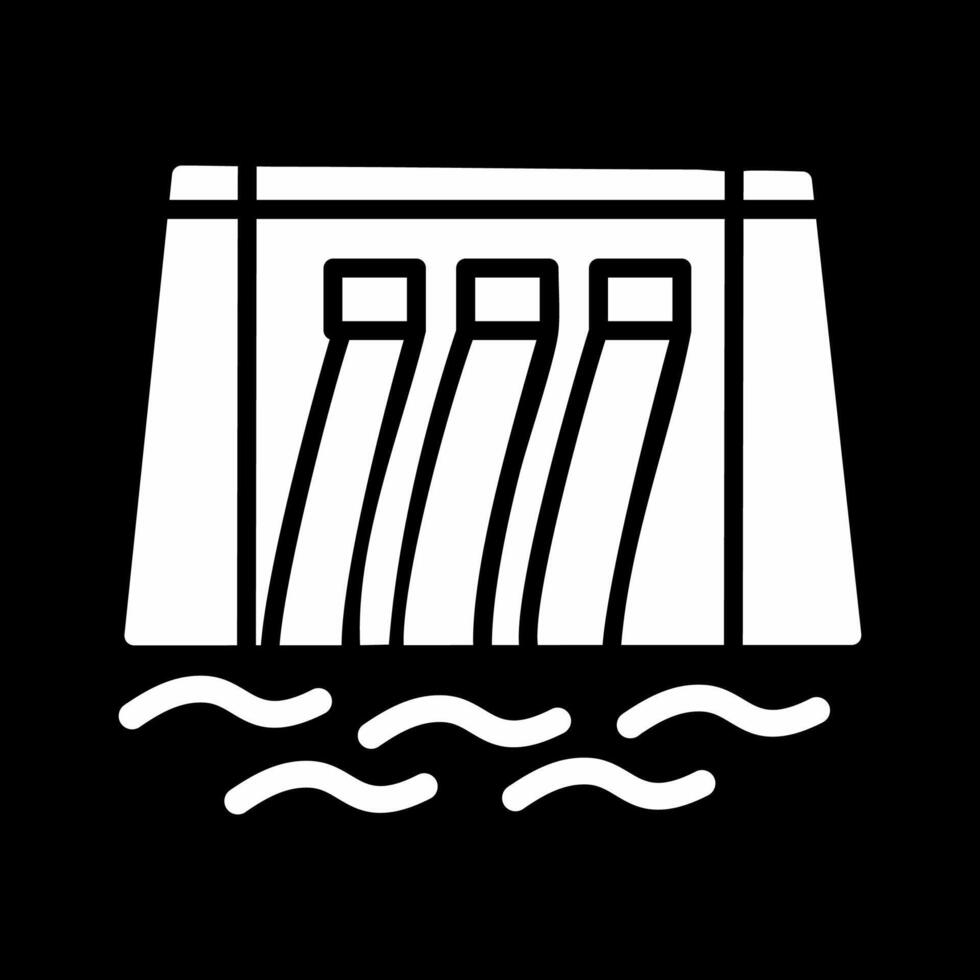 Water Dam Vector Icon