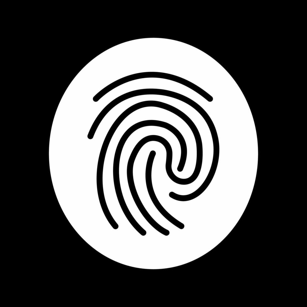 Fingerprint Vector Icon