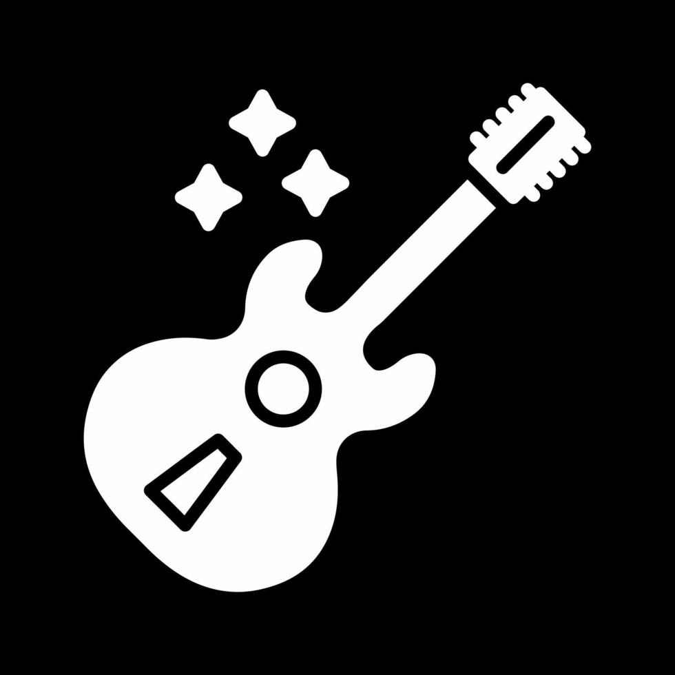 icono de vector de guitarra