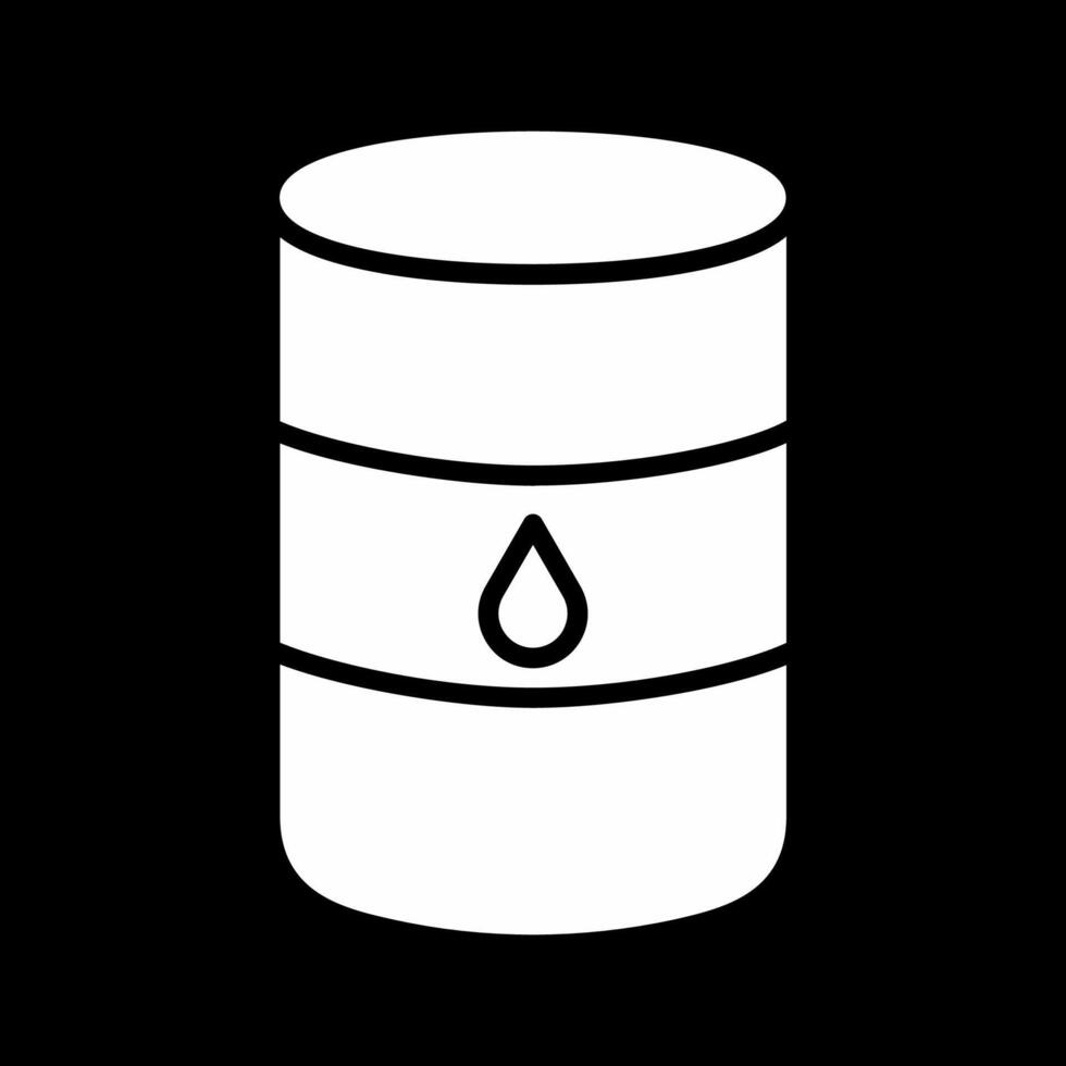 icono de vector de barril de petróleo