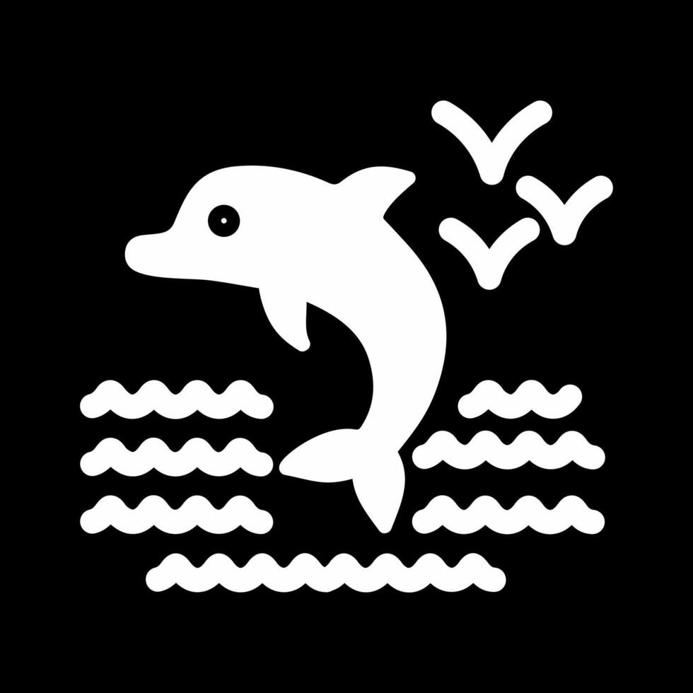 Dolphin Vector Icon