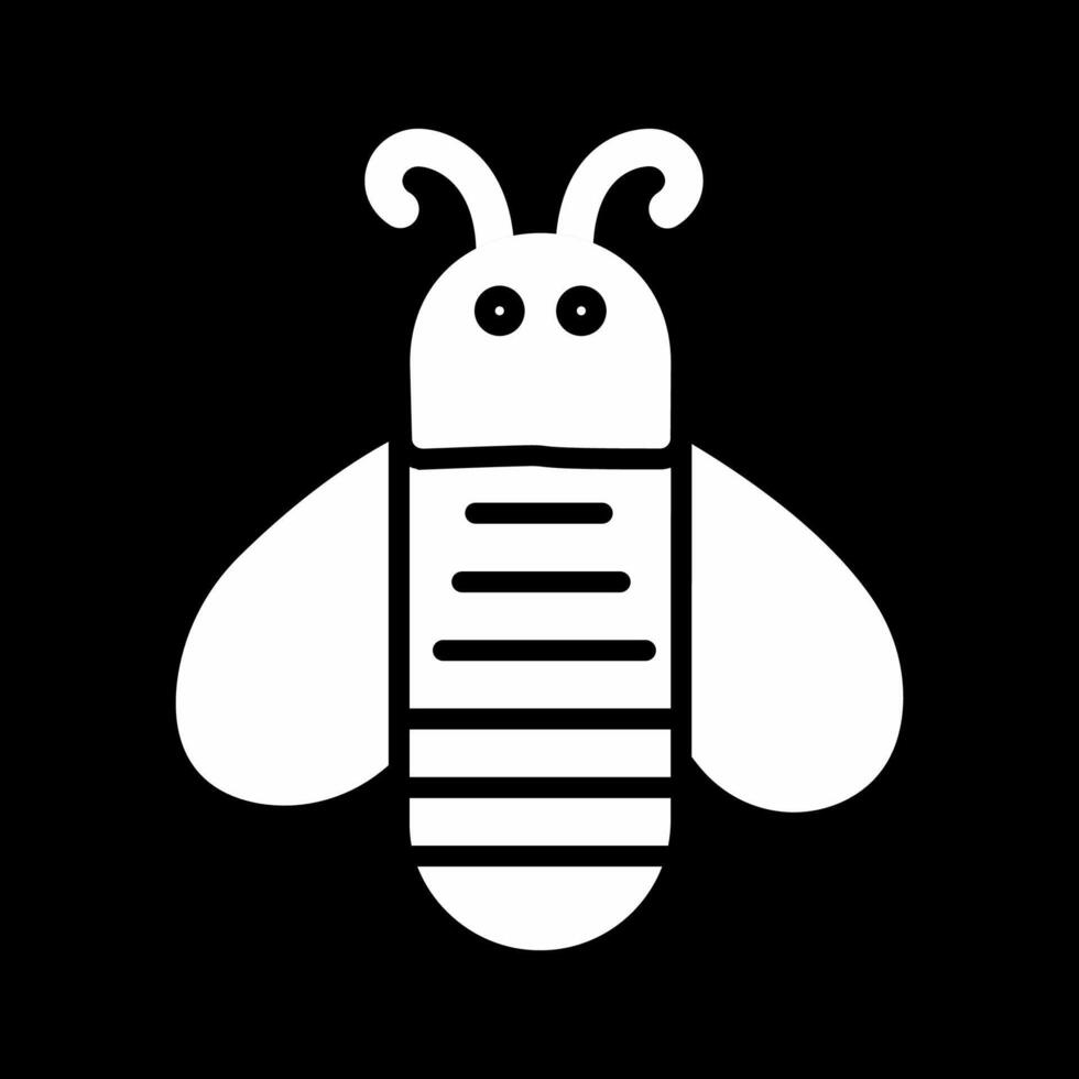 icono de vector de abeja