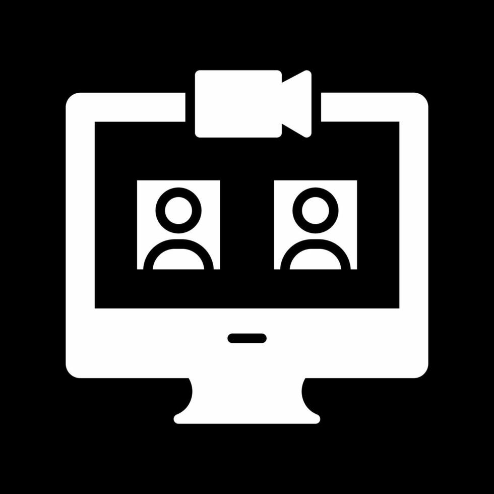 Video Call Vector Icon