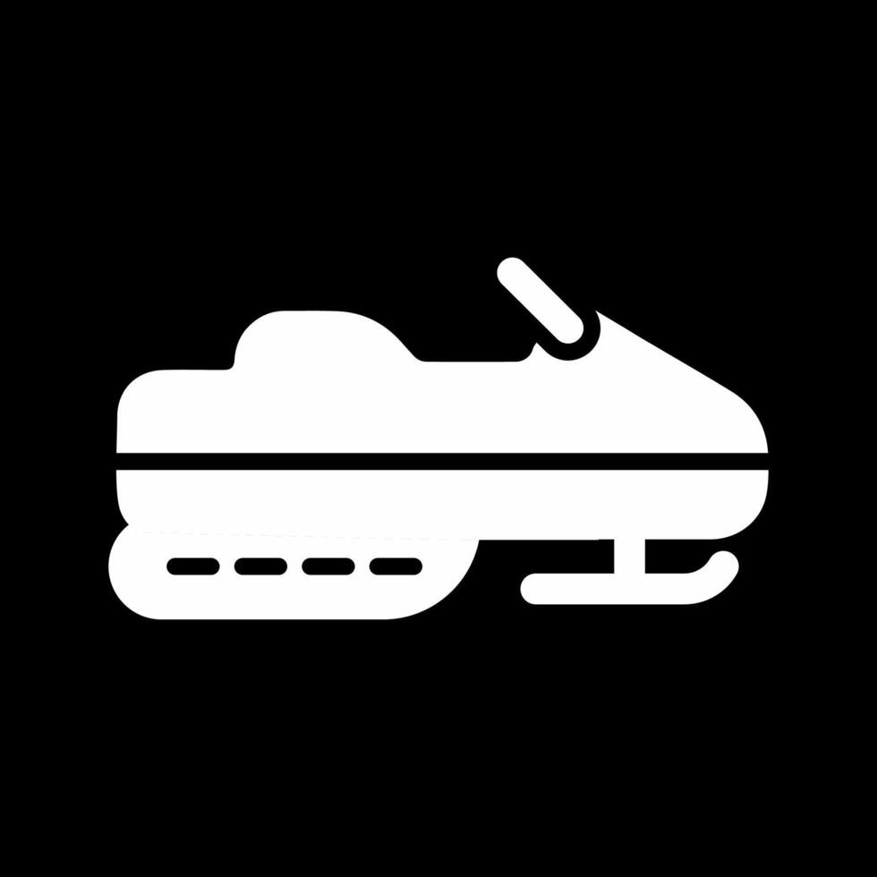 Snowmobile Vector Icon