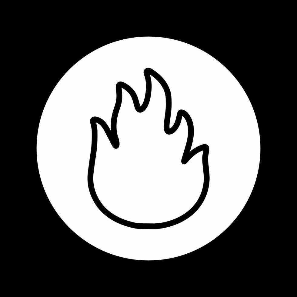 icono de vector de fuego