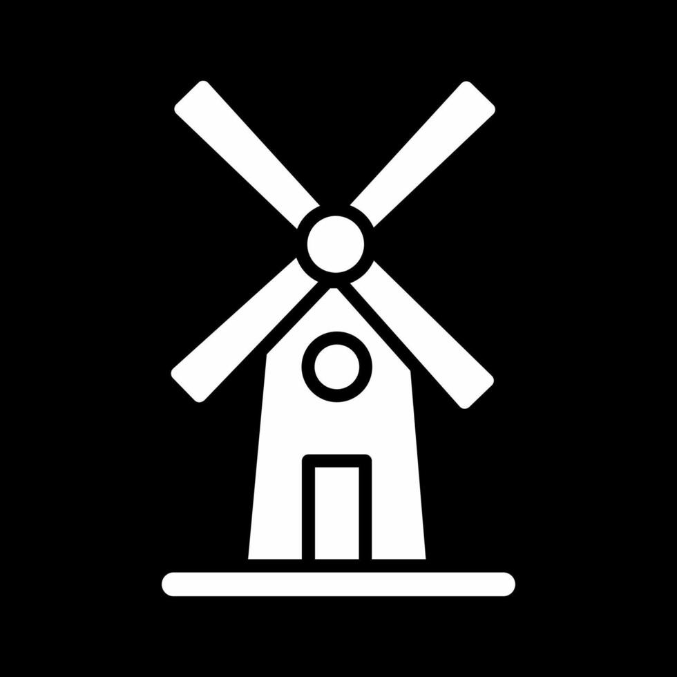 Windmill Vector Icon