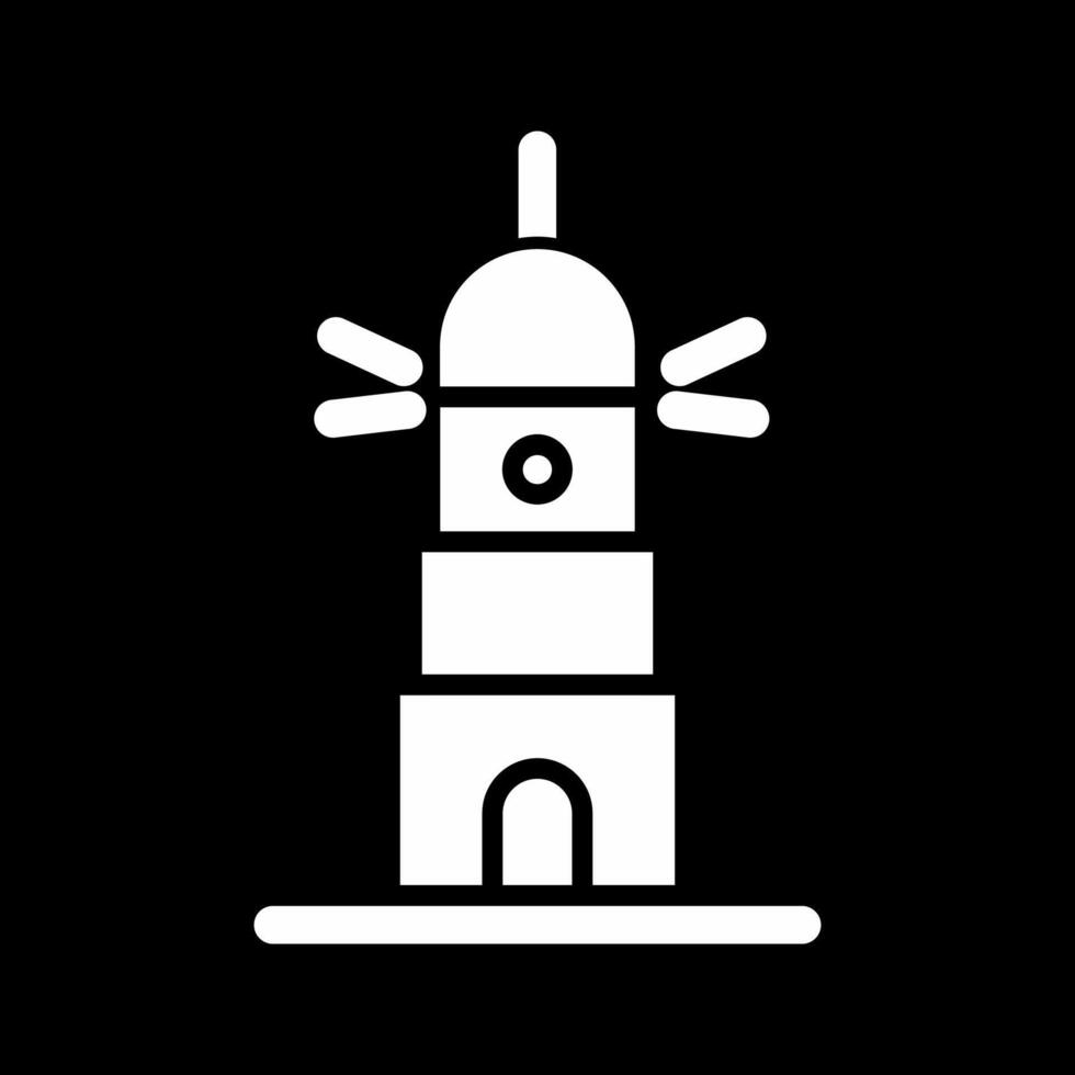 icono de vector de faro