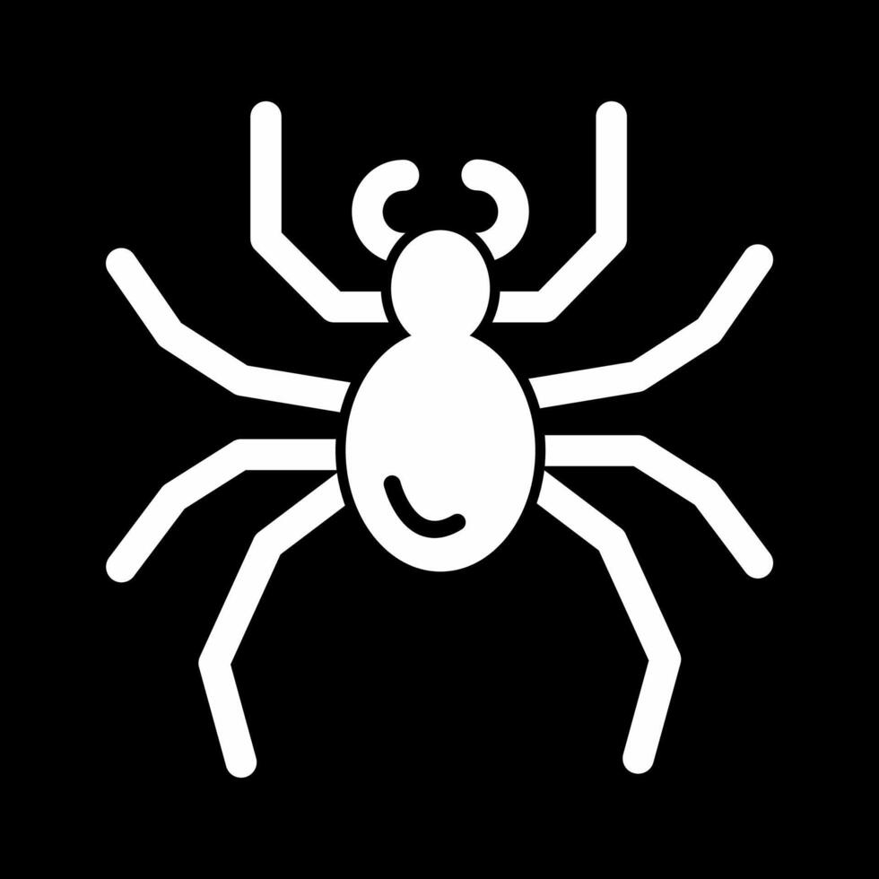 icono de vector de araña