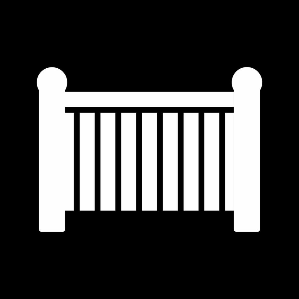 Baby Cot Vector Icon