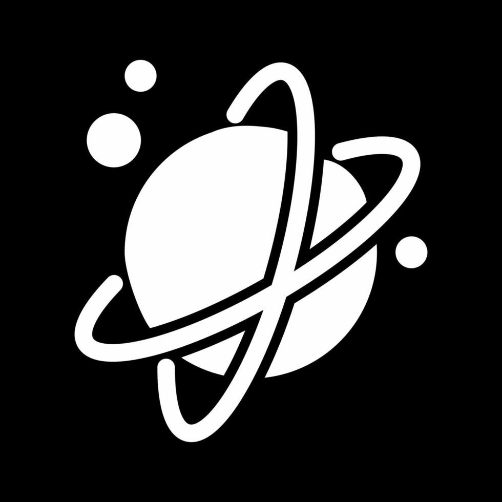 icono de vector de planeta