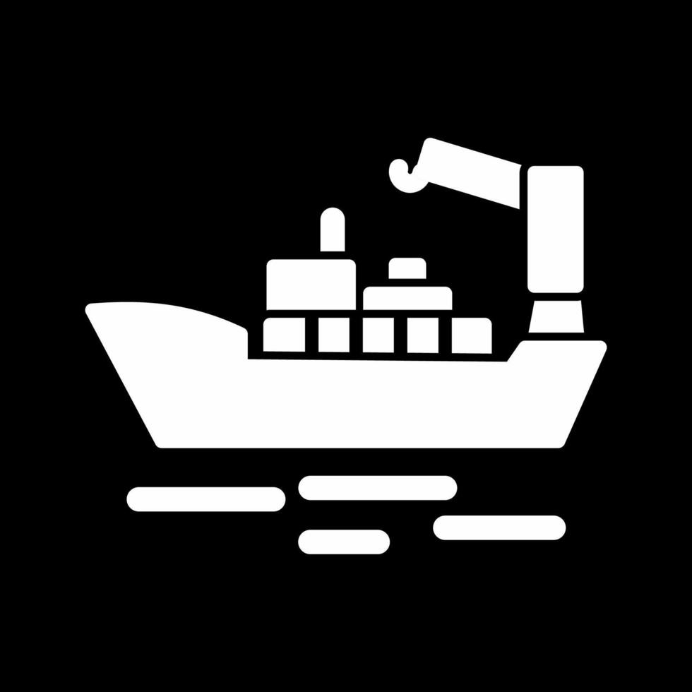 carga Embarcacion ii vector icono