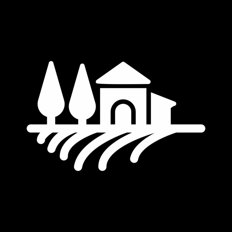 Farm House Vector Icon