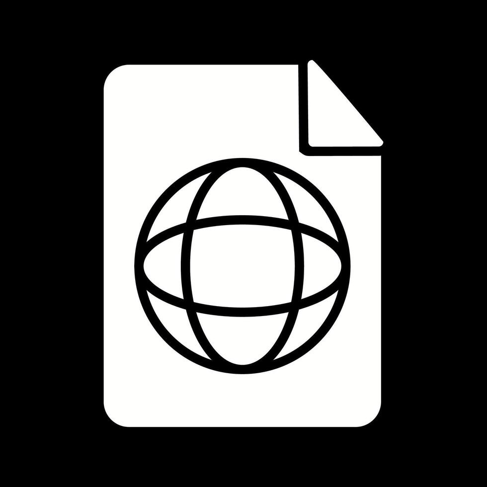 Global Profile Vector Icon