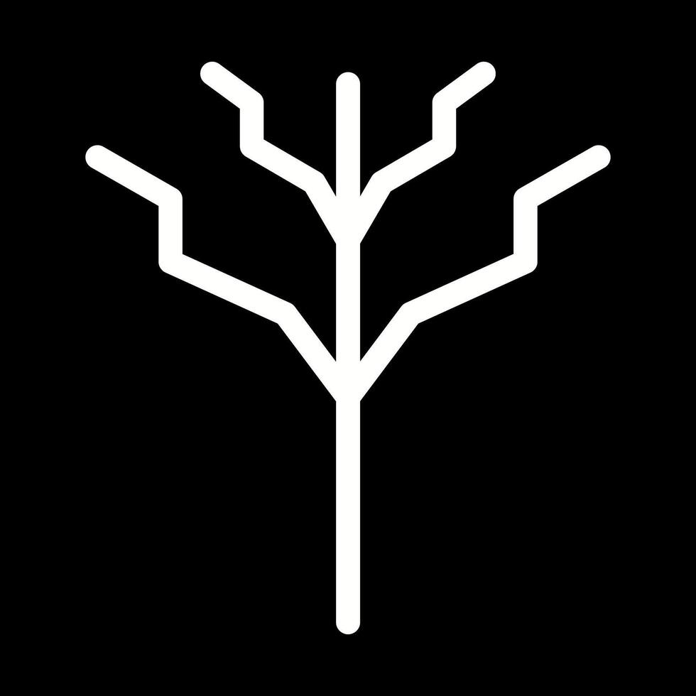 Tree with no leaves Vector Icon