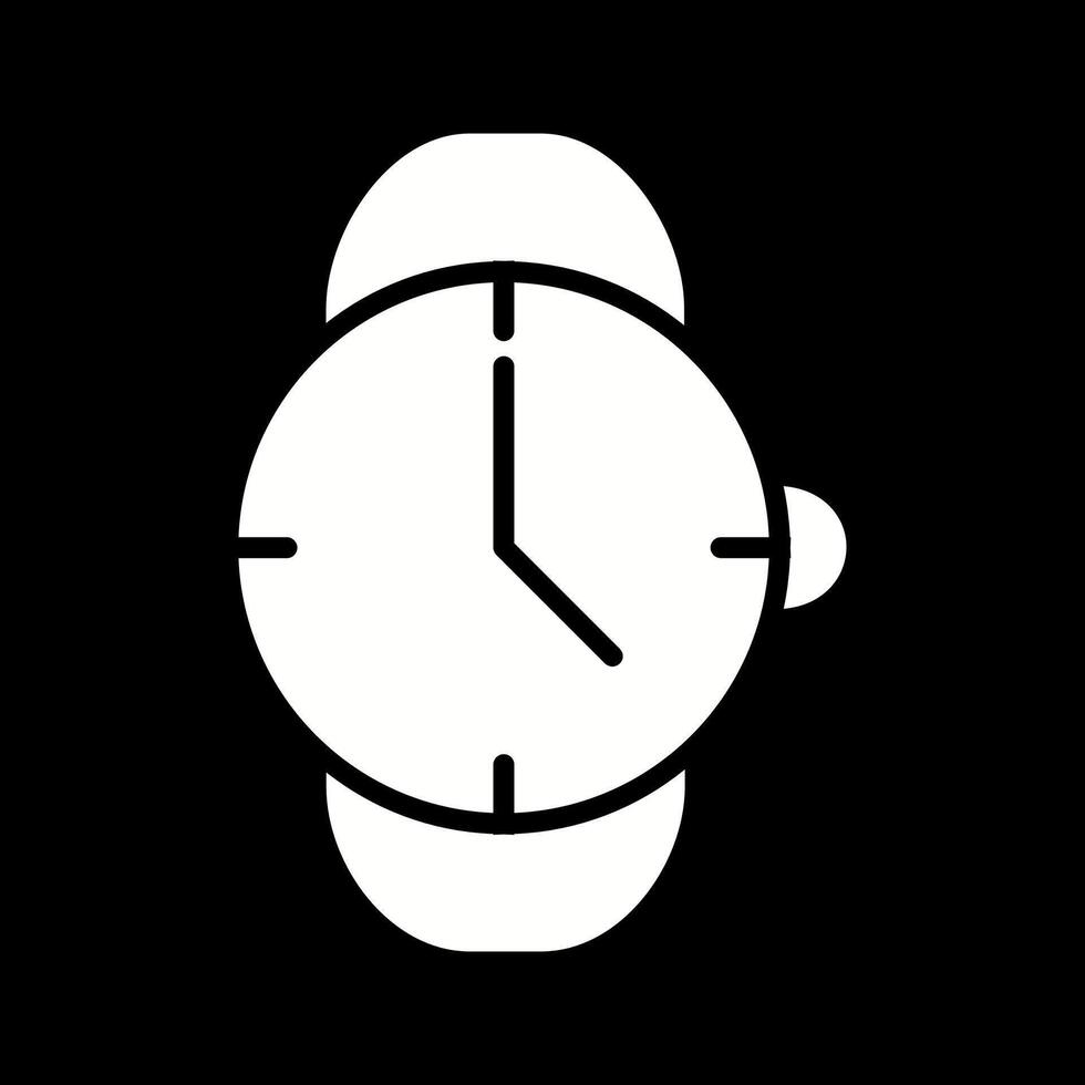 icono de vector de reloj de pulsera